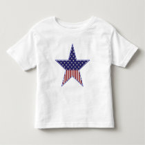 KRW Patriotic Star Flag Toddler Shirt by KRWDesigns KRW Patriotic Star Flag Toddler Shirt