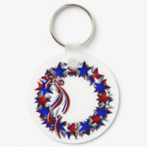 KRW Patriotic Wreath keychains by KRWDesigns KRW Patriotic Wreath keychains
