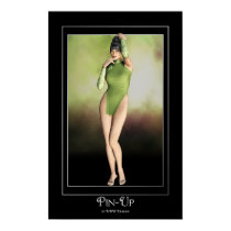 KRW Pearl Asian Pin Up posters