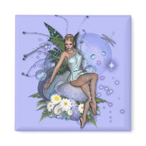 KRW Picking Daisies Faery magnets