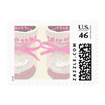 KRW Pink Baby Booties Stamp