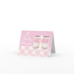 KRW Pink Booties Custom Baby Shower Invitation cards