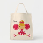 KRW Pink Cheerleader Custom Party Tote Bag