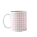 KRW Pink Gingham mugs