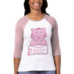 KRW Pink Ribbon Cat - Support Tshirt