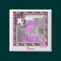 KRW Pink Ribbon Custom Pic Frame buttons by KRWDesigns KRW Pink Ribbon Custom Pic Frame buttons