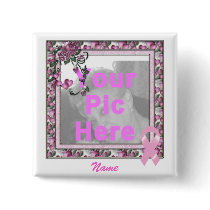 KRW Pink Ribbon Custom Pic Frame buttons by KRWDesigns KRW Pink Ribbon Custom Pic Frame buttons