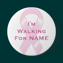 KRW Pink Ribbon Custom Walking buttons by KRWDesigns KRW Pink Ribbon Custom Walking buttons