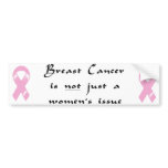 KRW Pink Ribbon Men Bumper Sticker