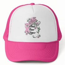 KRW Pink Ribbon Survivor hats by KRWDesigns KRW Pink Ribbon Survivor hats