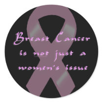 KRW Pink Ribbon Walk Men Black stickers by KRWDesigns KRW Pink Ribbon Walk Men Black stickers