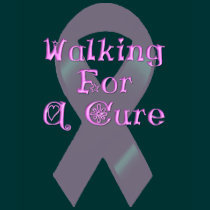 KRW Pink Ribbon Walking for a Cure t-shirts by KRWDesigns KRW Pink Ribbon Walking for a Cure t-shirts