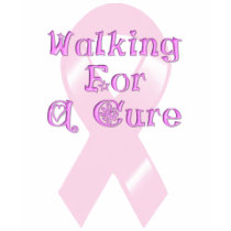 KRW Pink Ribbon Walking for a Cure t-shirts by KRWDesigns KRW Pink Ribbon Walking for a Cure t-shirts