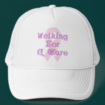 KRW Pink Ribbon Walking for Cure hats by KRWDesigns KRW Pink Ribbon Walking for Cure hats