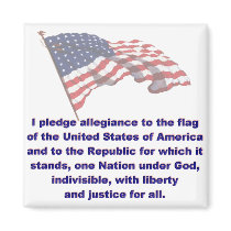 KRW Pledge of Allegiance magnets by KRWDesigns KRW Pledge of Allegiance magnets