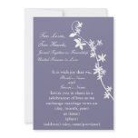 KRW Plum Custom Wedding Invitation