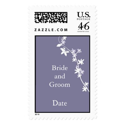 KRW Plum Custom Wedding Stamp