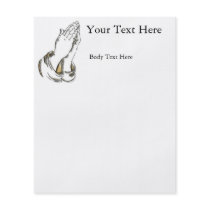KRW Praying Hands Small Flyer Template