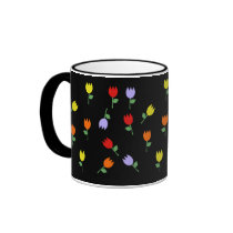 KRW Pretty Tulips Coffee Mug by KRWDesigns KRW Pretty Tulips Coffee Mug
