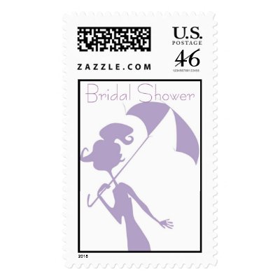 KRW Purple Bridal Shower Stamp by KRWWedding