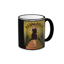 KRW Putting on the Ritz Deco Flapper II Mugs