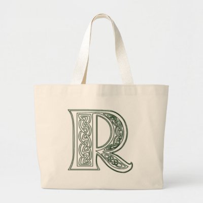 Monogramed Tote Bags on Krw   R   Celtic Monogram Tote Bag From Zazzle Com