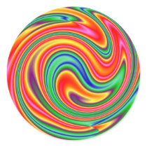 KRW Rainbow Swirl stickers