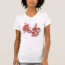 KRW Red Gold Pump t-shirts by KRWDesigns KRW Red Gold Pump t-shirts