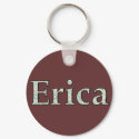 KRW Retro Print Name Keychain - Erica