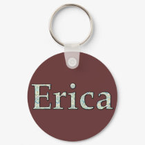 KRW Retro Print Name Keychain - Erica