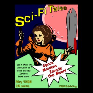 KRW Retro Sci-Fi Tales Comics Posters