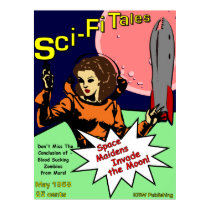 KRW Retro Sci-Fi Tales Comics posters by KRWDesigns KRW Retro Sci-Fi Tales Comics posters