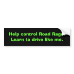 KRW Road Rage Bumper Sticker