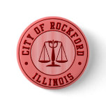 KRW Rockford Peach Baseball Team Pin