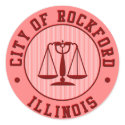 KRW Rockford Peach Baseball Team stickers