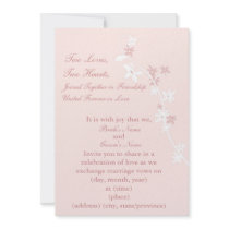 KRW Rose Custom Wedding Invitation