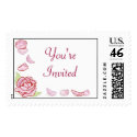 KRW Rose Petal Custom Wedding Stamp