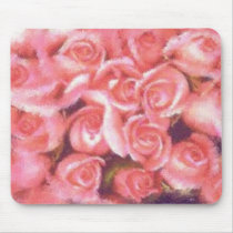 KRW Roses in Pastel mousepads by KRWDesigns KRW Roses in Pastel mousepads