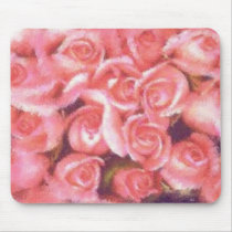 KRW Roses in Pastel mousepads by KRWDesigns KRW Roses in Pastel mousepads