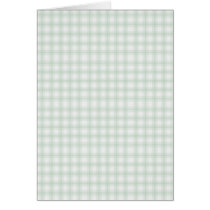 KRW Sage Gingham cards