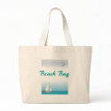 KRW Sailboat Beach Tote Bag