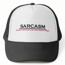 KRW Sarcasm Funny Joke Mesh Hats