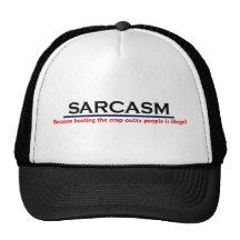 KRW Sarcasm Funny Joke Mesh Hats