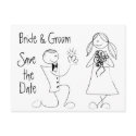KRW Save the Date Custom Wedding Card postcards