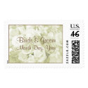 KRW Sepia Bouquet Custom Wedding Stamp