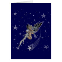 KRW Shooting Star Faery Blank Card