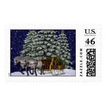 KRW Sleigh Ride Holiday Stamp