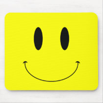 KRW Smiley Face Custom Color mousepads by KRWDesigns KRW Smiley Face Custom Color mousepads