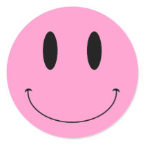 KRW Smiley Face Custom Color stickers by KRWDesigns KRW Smiley Face Custom Color stickers