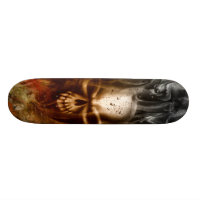 KRW Smoldering Skull Skateboard Deck